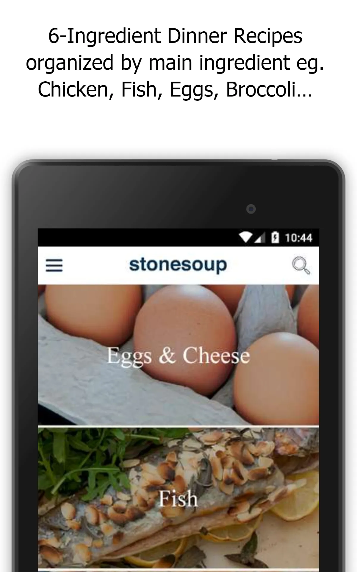 Stonesoup 6-Ingredient Dinners | Indus Appstore | Screenshot