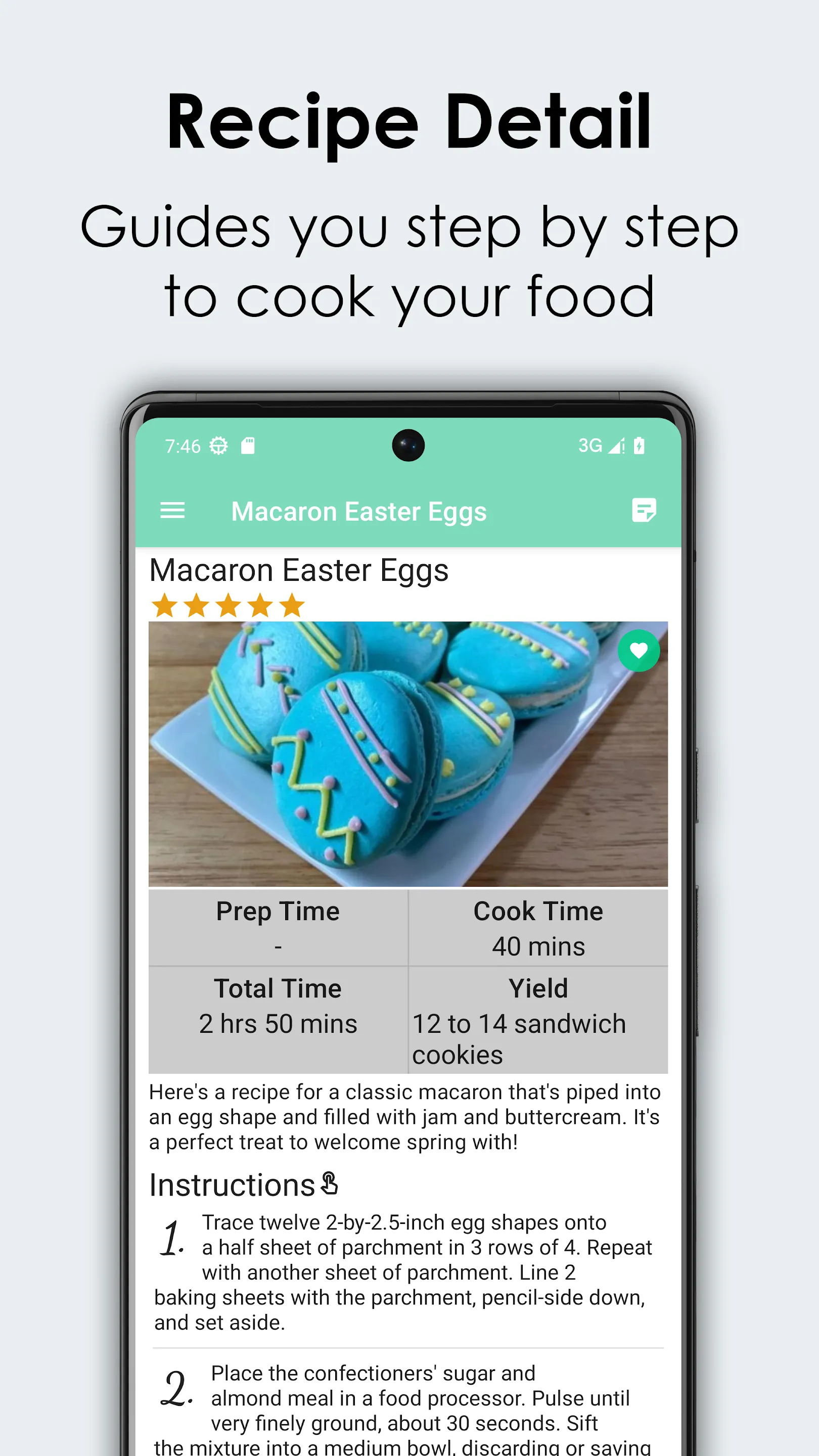 Macaroon Recipes Cookbook | Indus Appstore | Screenshot