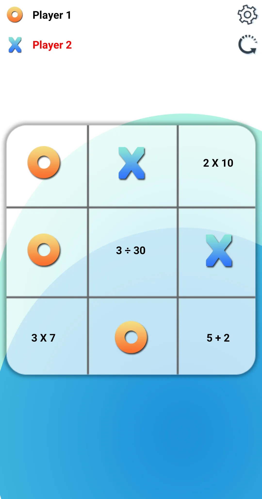 Tic Tac Toe: A Math Game | Indus Appstore | Screenshot