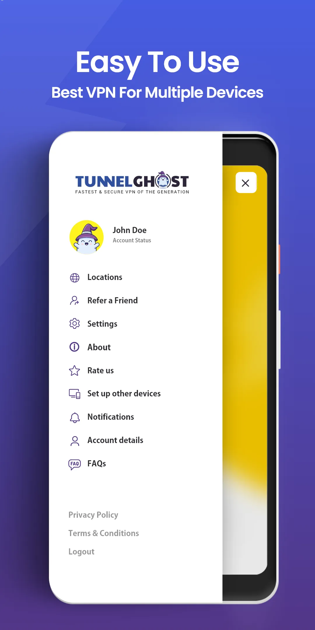 VPN Tunnel Ghost | Indus Appstore | Screenshot