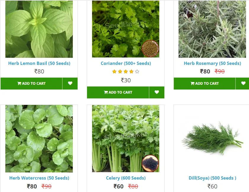 SeedBasket Gardening Store | Indus Appstore | Screenshot