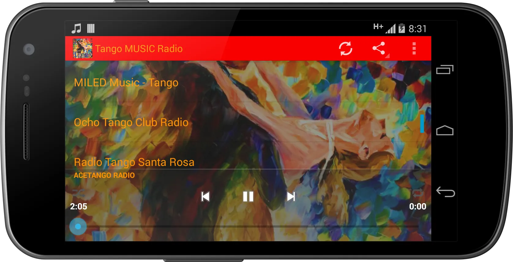 Tango MUSIC Radio | Indus Appstore | Screenshot