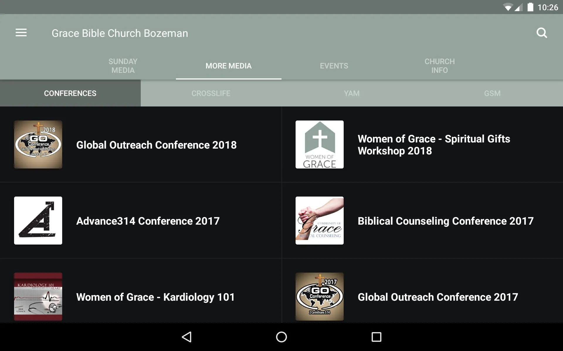 Grace Bible Church Bozeman | Indus Appstore | Screenshot