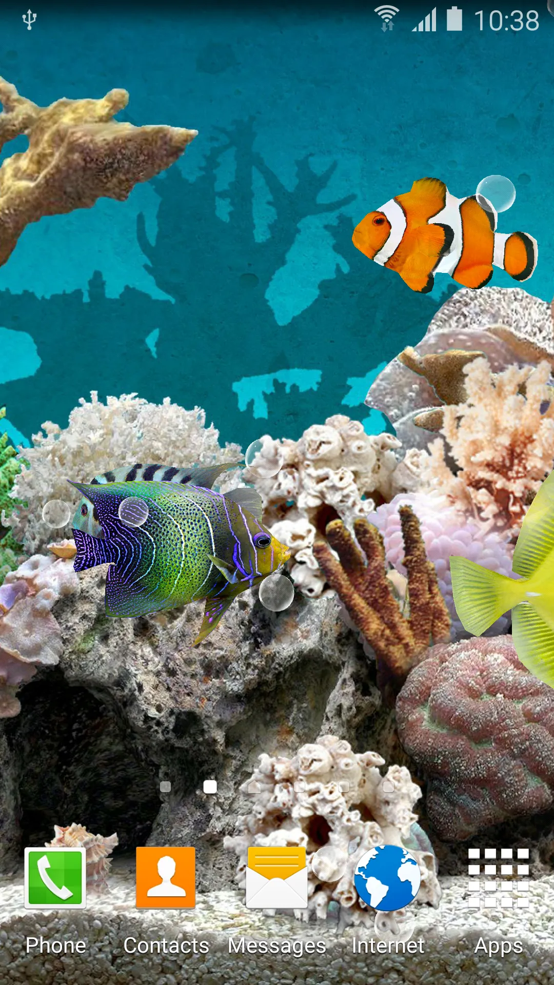 Coral Fish Live Wallpaper | Indus Appstore | Screenshot