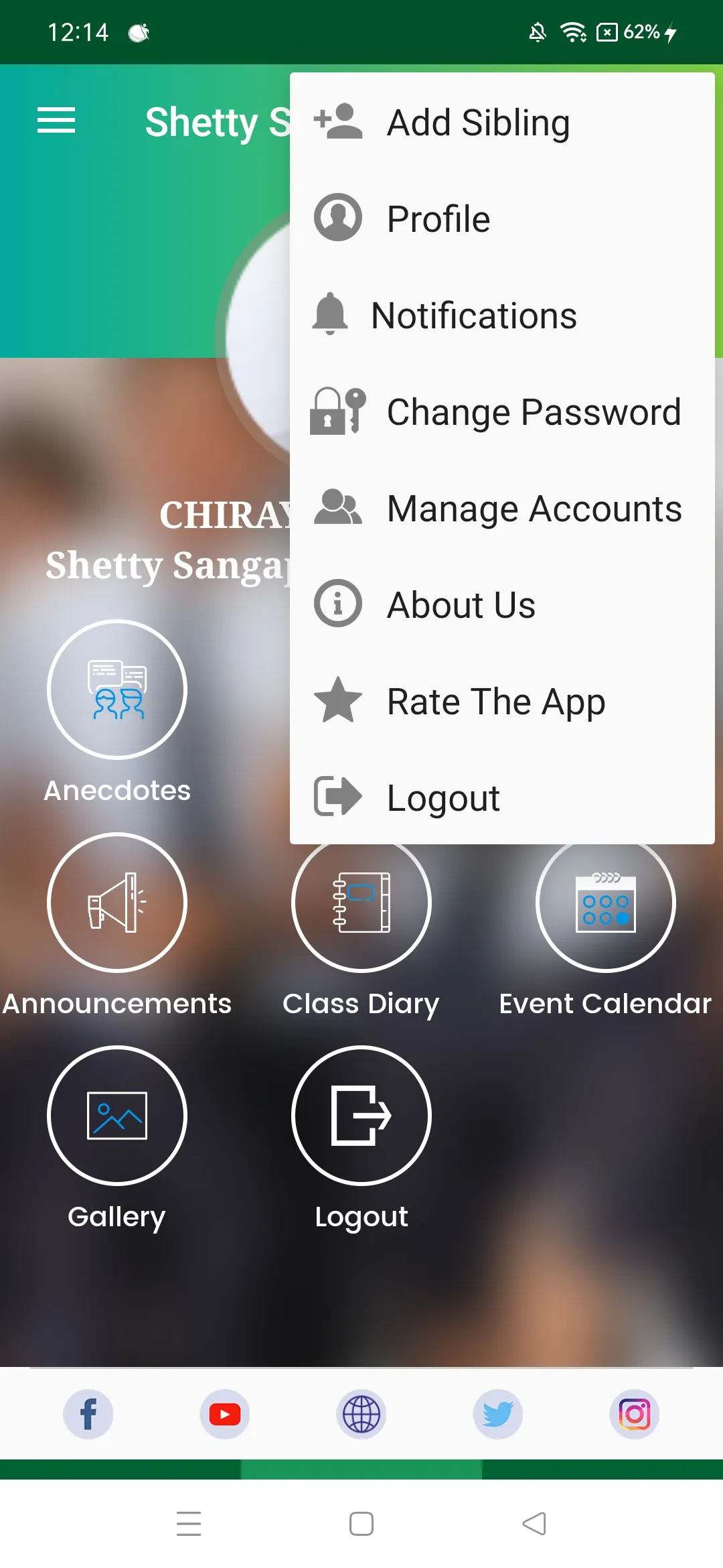 Shetty Sangappa Parent Portal | Indus Appstore | Screenshot