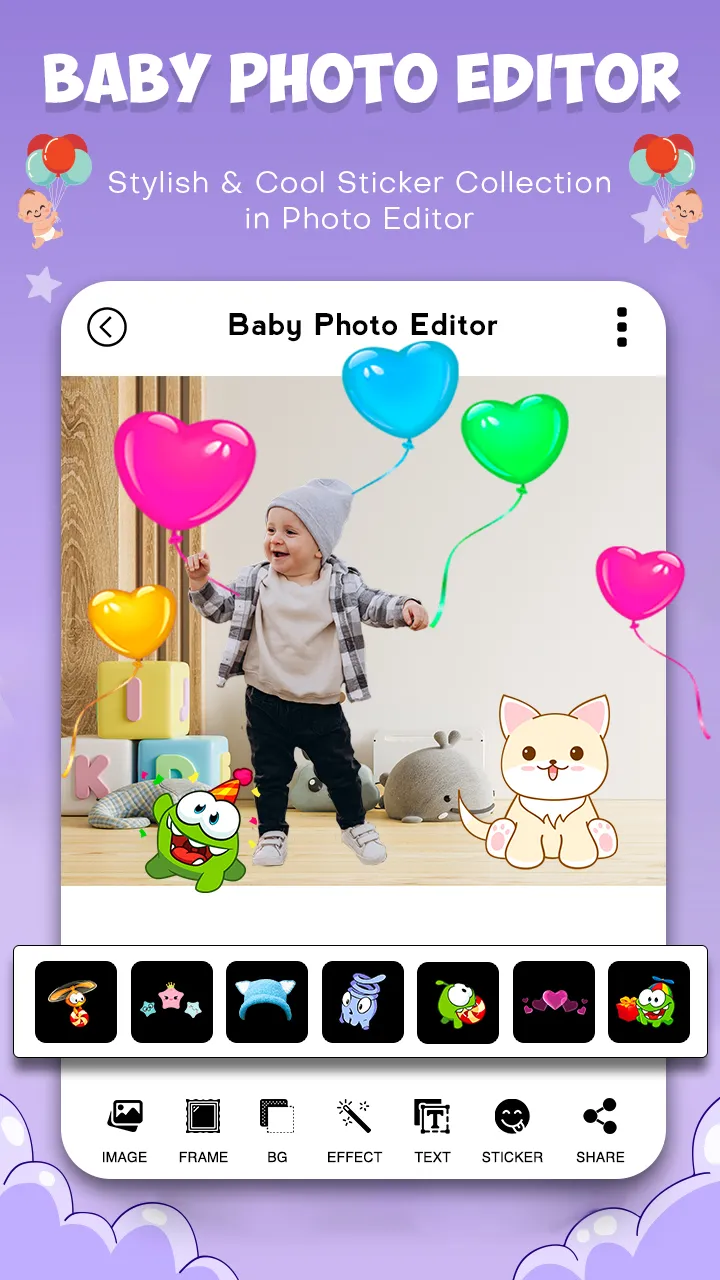 Baby Pics - Baby Photo Editor | Indus Appstore | Screenshot