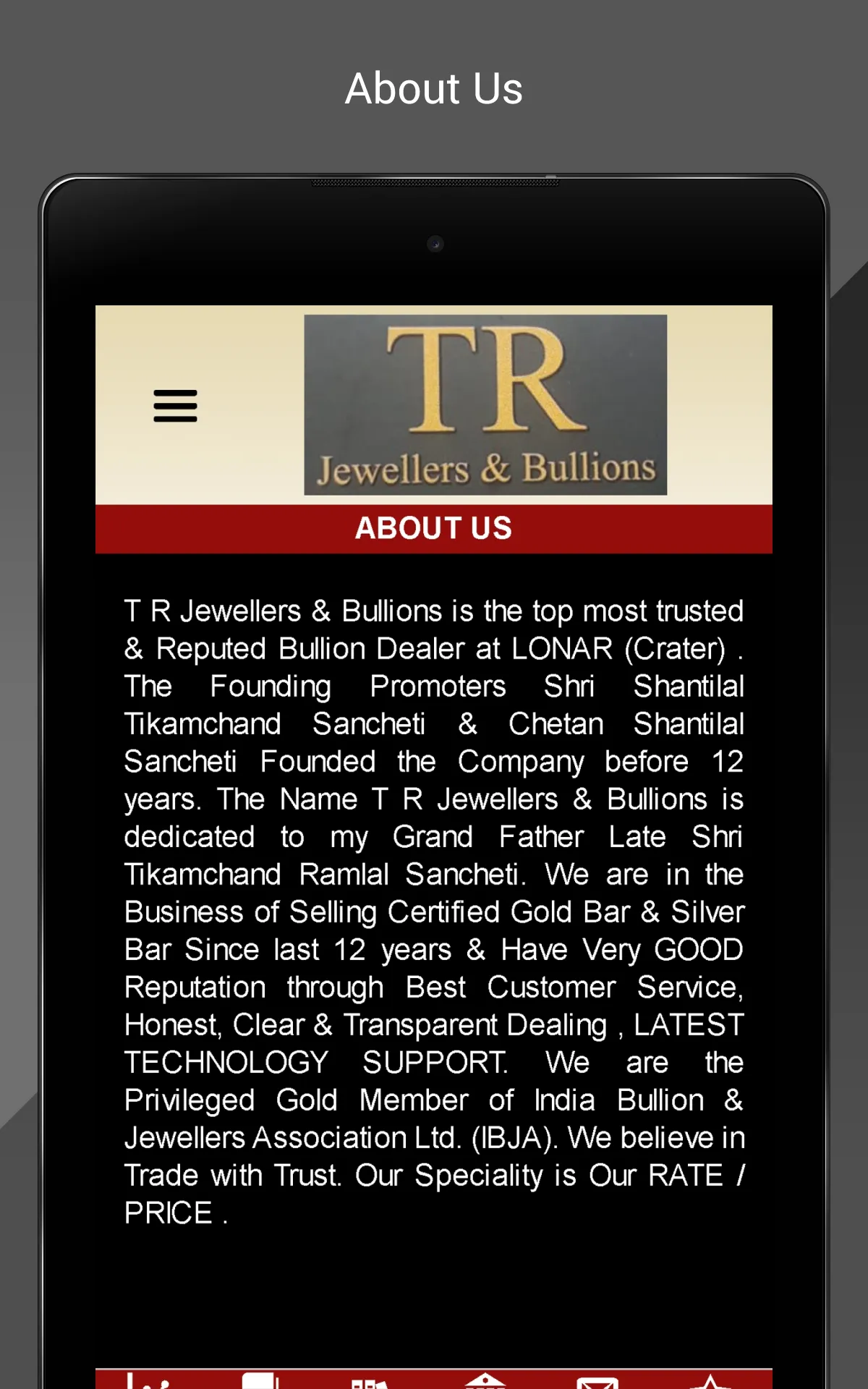 T R S Jewellers And Bullions | Indus Appstore | Screenshot