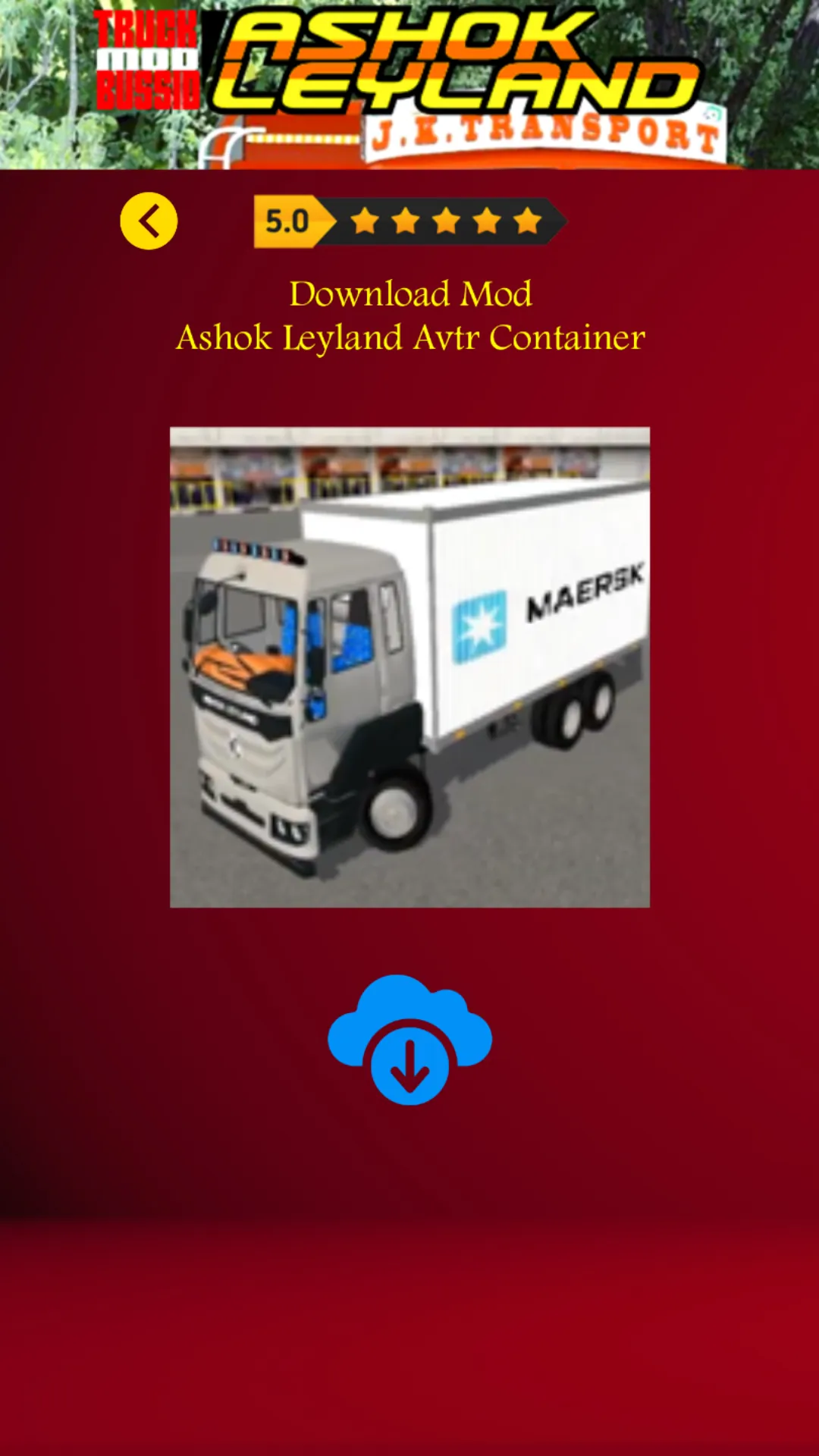 Truck Mod Bussid Ashok Leyland | Indus Appstore | Screenshot