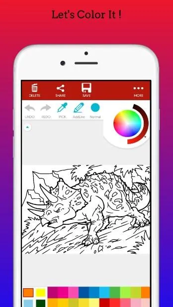 Beast Dinosaur Coloring Book | Indus Appstore | Screenshot