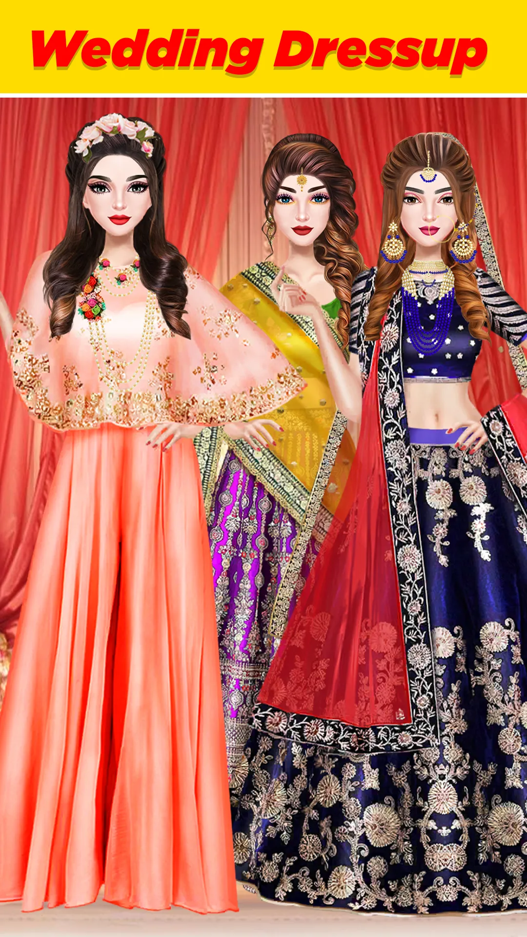 Indian Bridal Makeup & Dressup | Indus Appstore | Screenshot