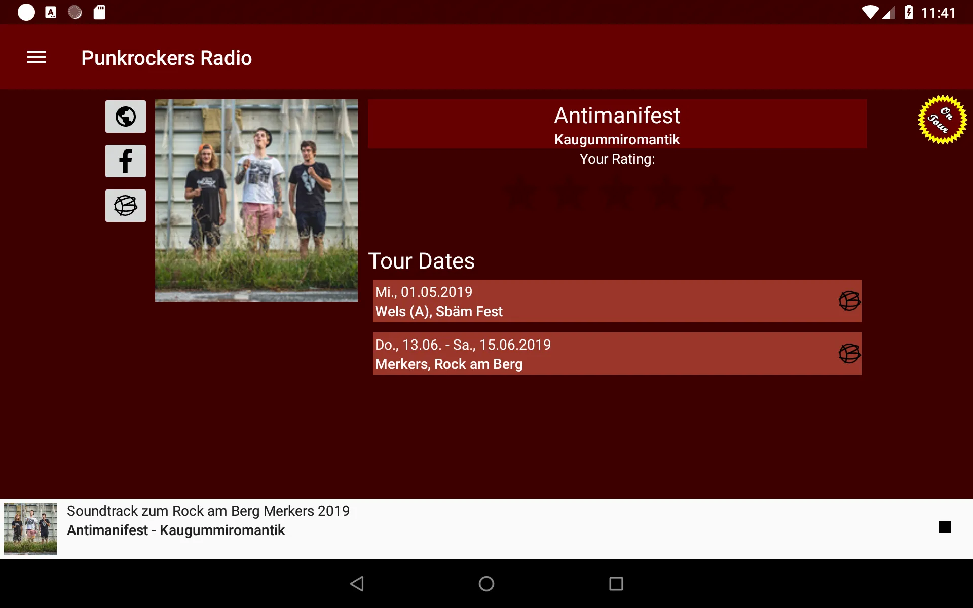 Punkrockers Radio | Indus Appstore | Screenshot