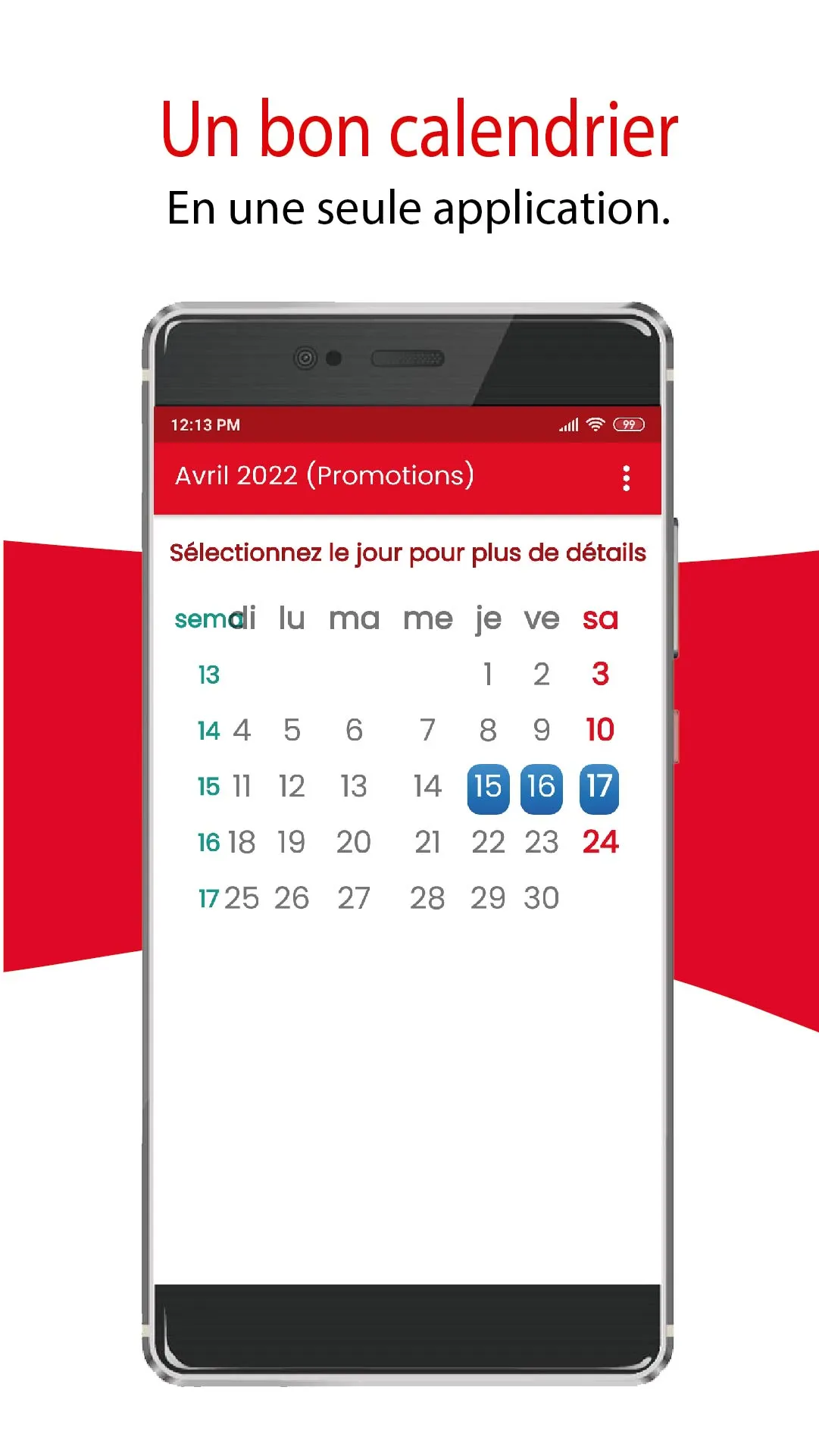 Calendrier Monaco 2024 | Indus Appstore | Screenshot