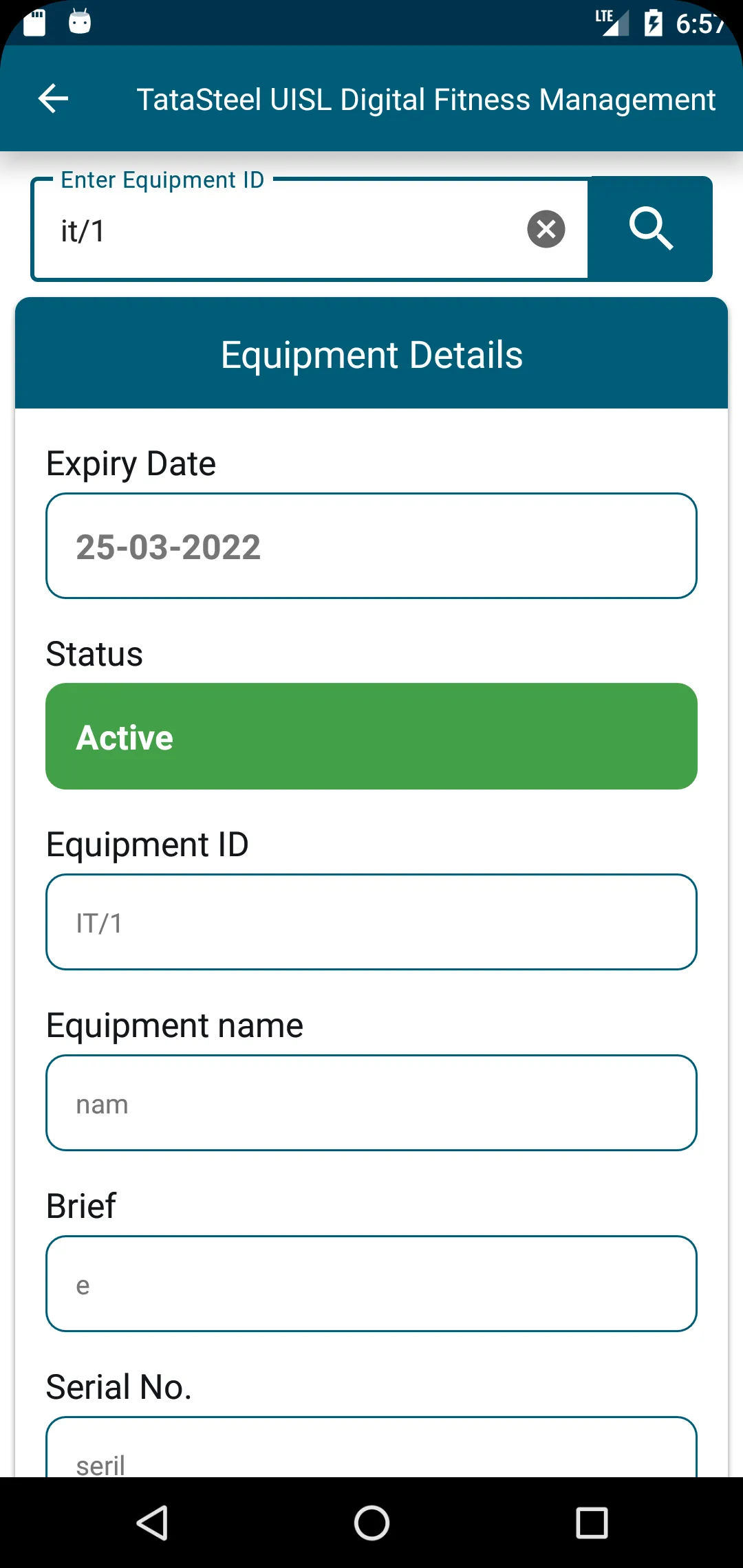 Tata Steel UISL DFMS | Indus Appstore | Screenshot