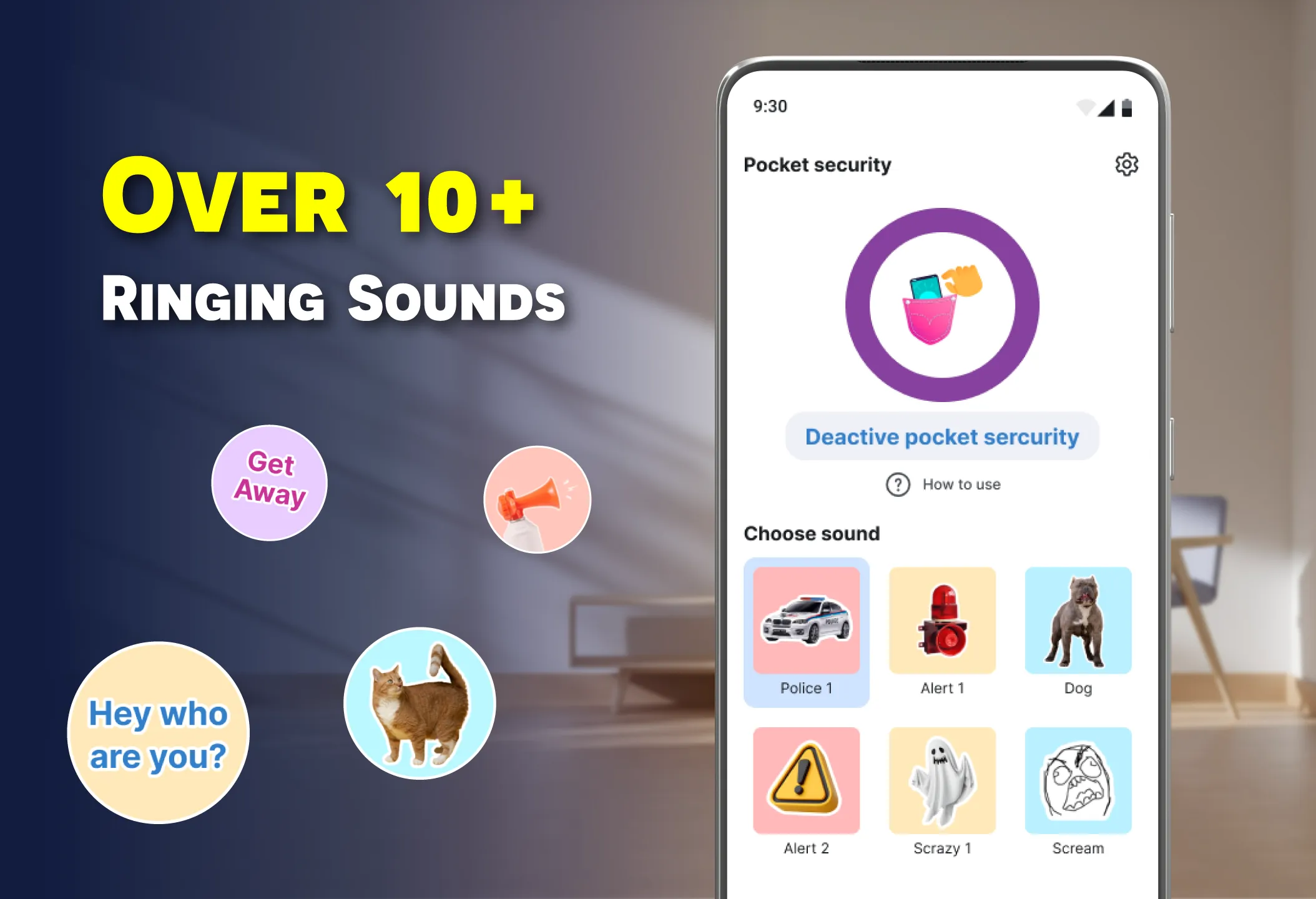 Anti Theft: Don't touch phone | Indus Appstore | Screenshot