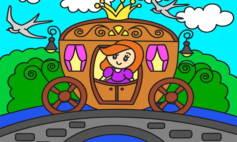 Princess coloring. | Indus Appstore | Screenshot