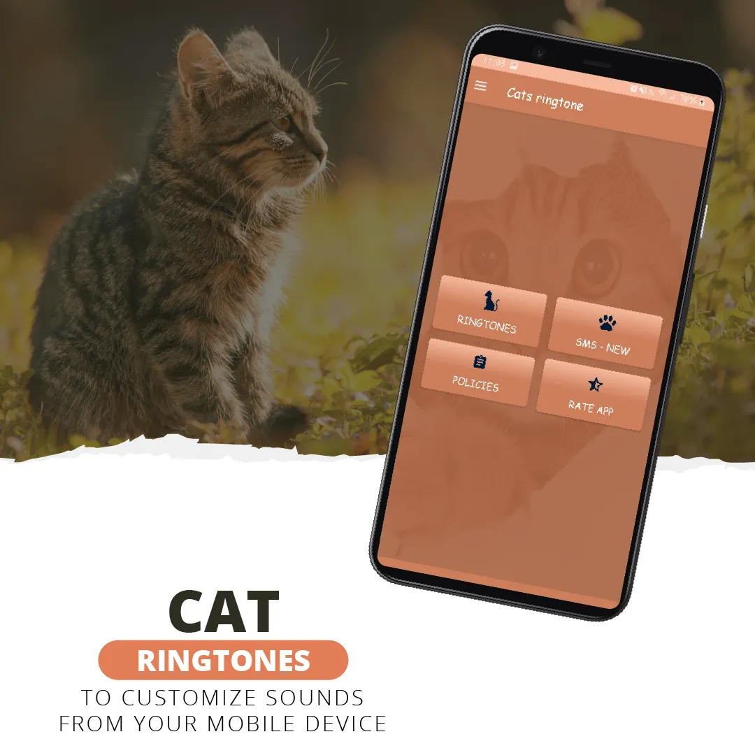 Cat ringtones, cat sounds | Indus Appstore | Screenshot