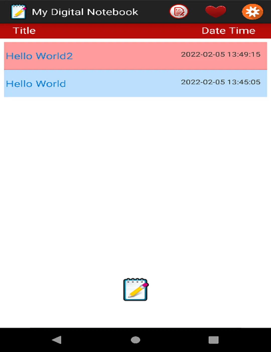 My Notepad | Indus Appstore | Screenshot