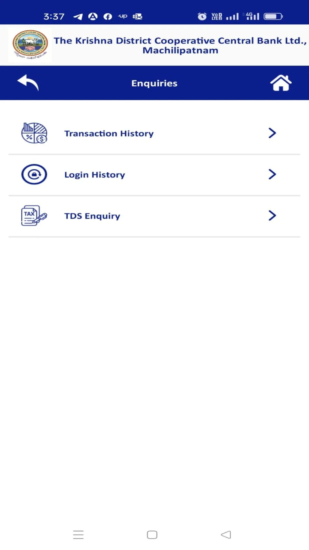 Krishna DCCB-AP-Mobile APP | Indus Appstore | Screenshot