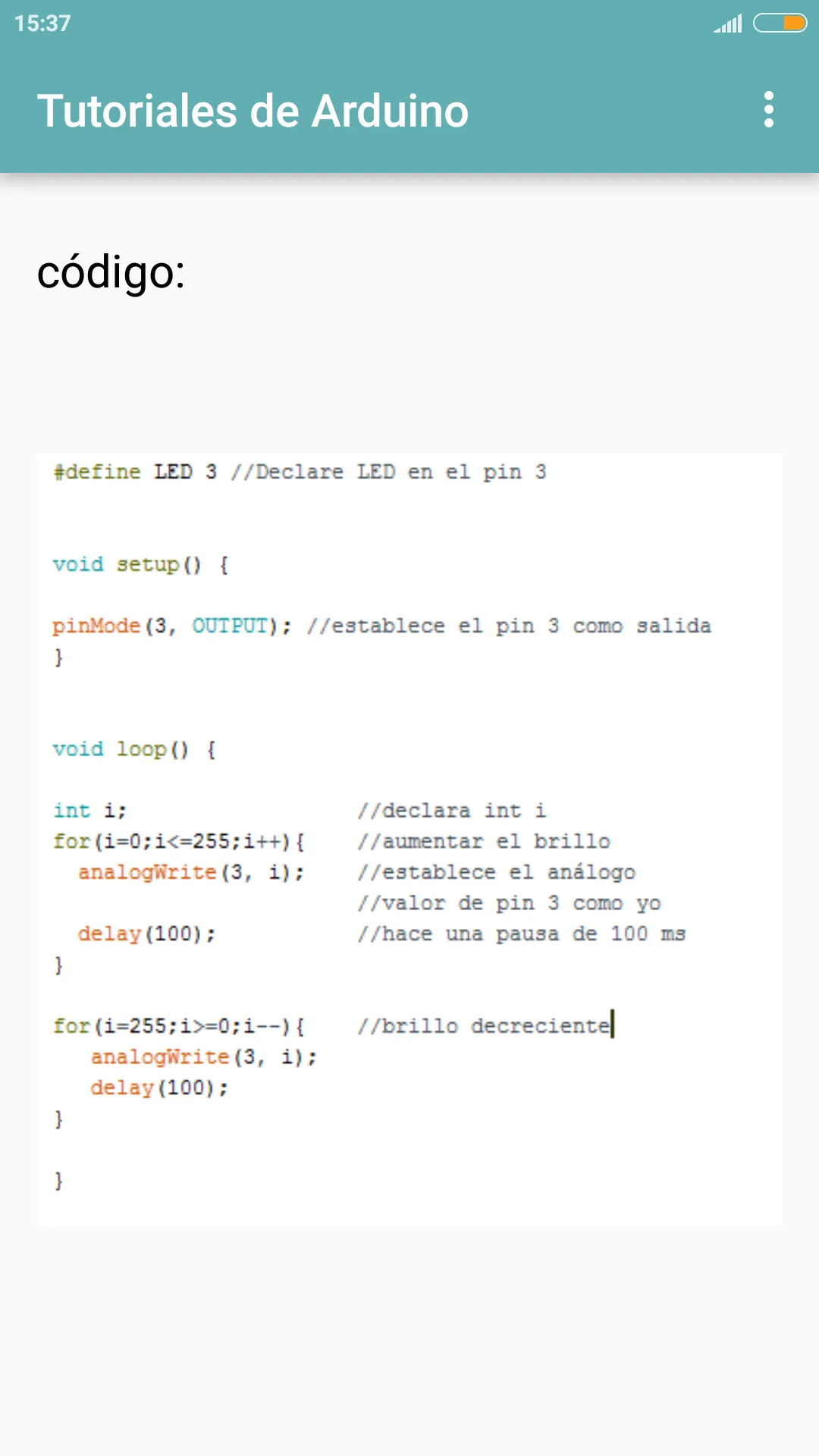 Arduino Español | Indus Appstore | Screenshot