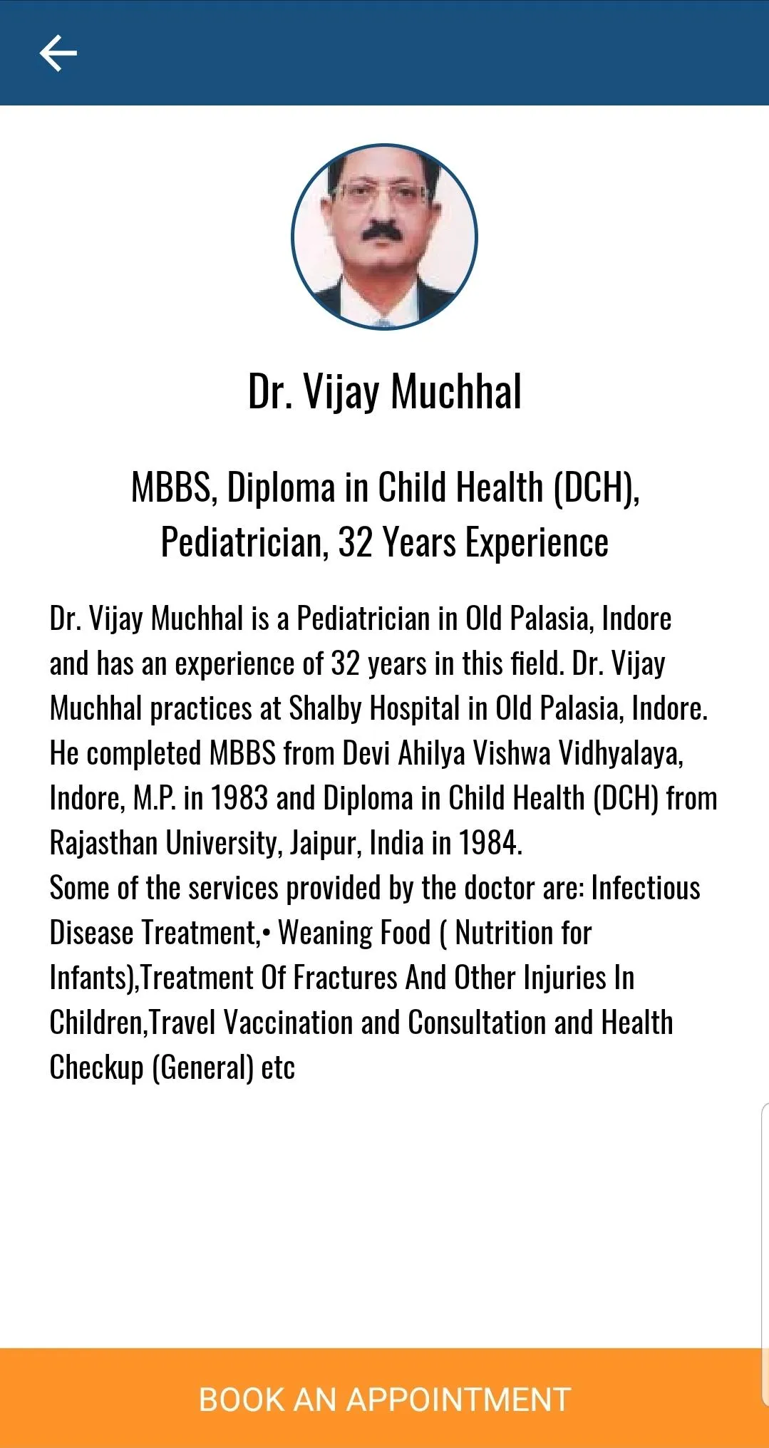 Dr. Vijay Muchhal | Indus Appstore | Screenshot