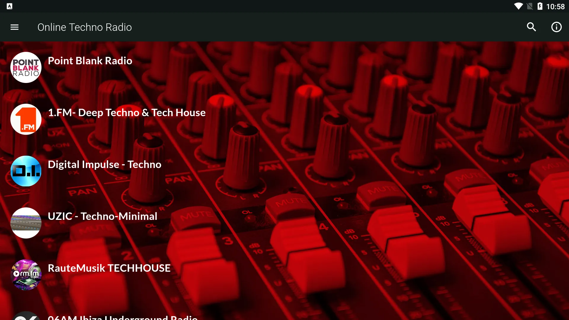 Online Techno Radio | Indus Appstore | Screenshot