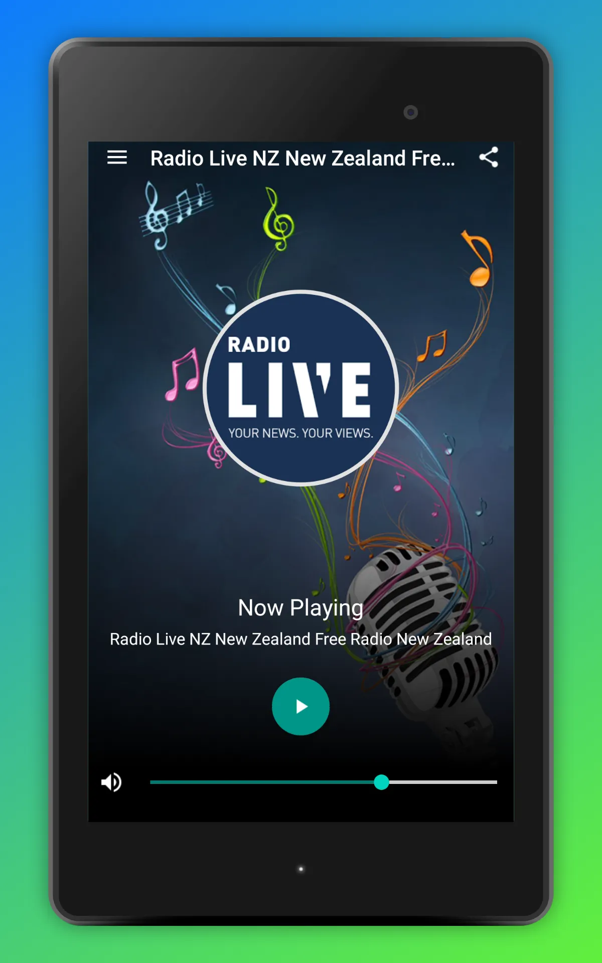 Live Radio NZ FM App Online | Indus Appstore | Screenshot