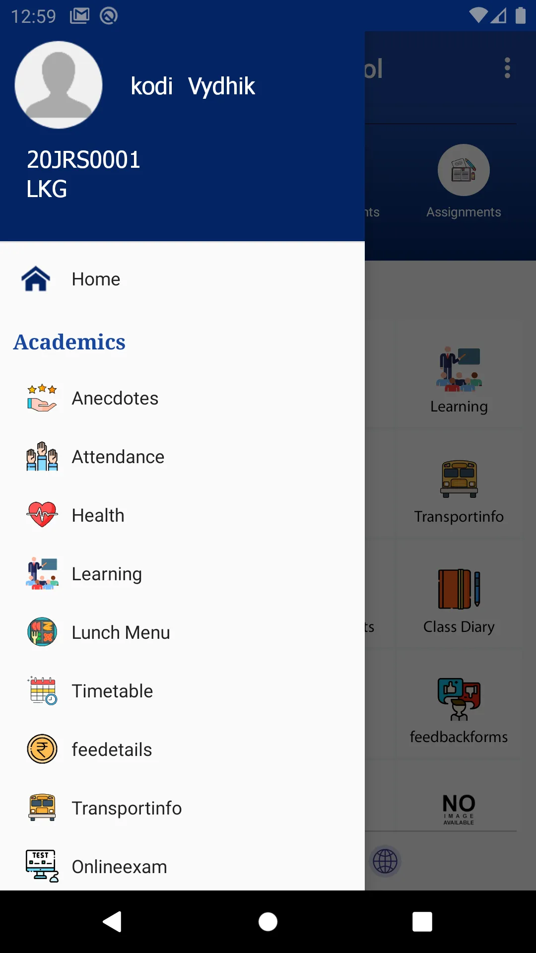 JRS Parent Portal | Indus Appstore | Screenshot