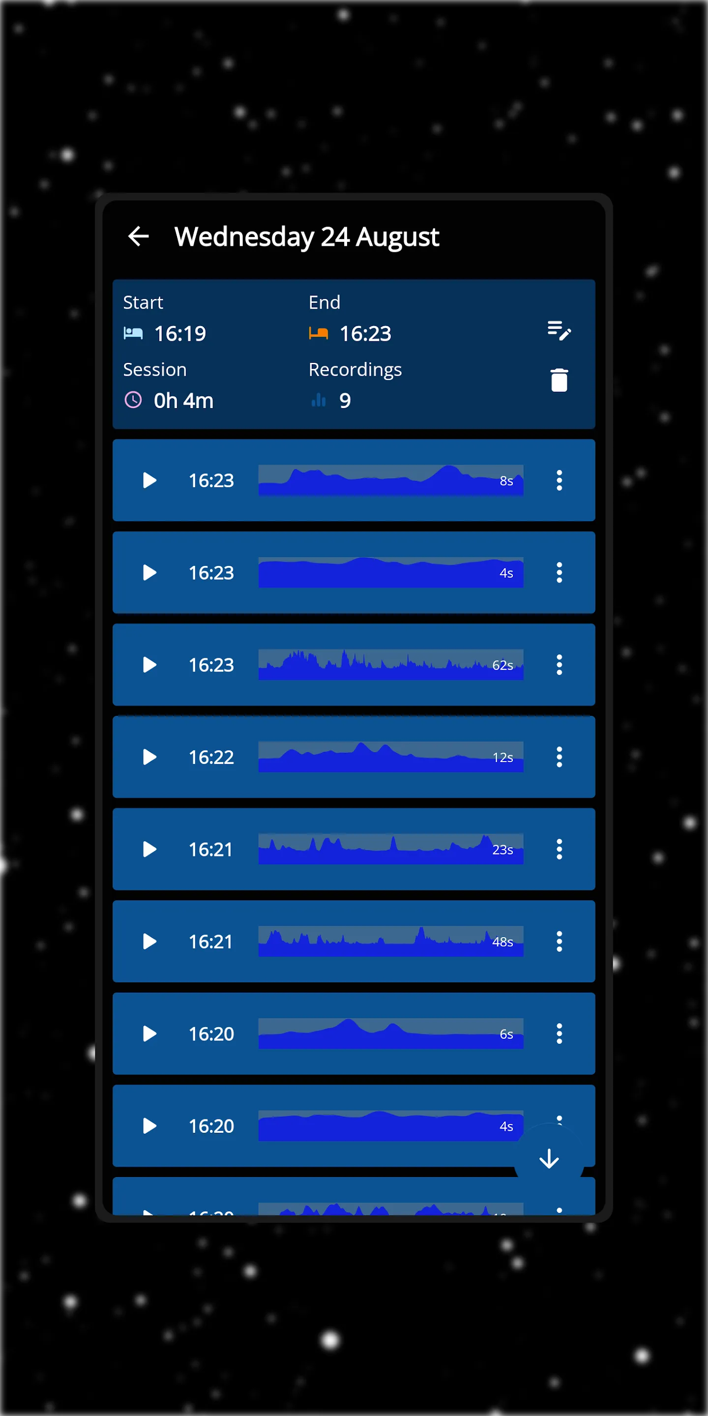 Sleep Recorder - Record Sleep | Indus Appstore | Screenshot