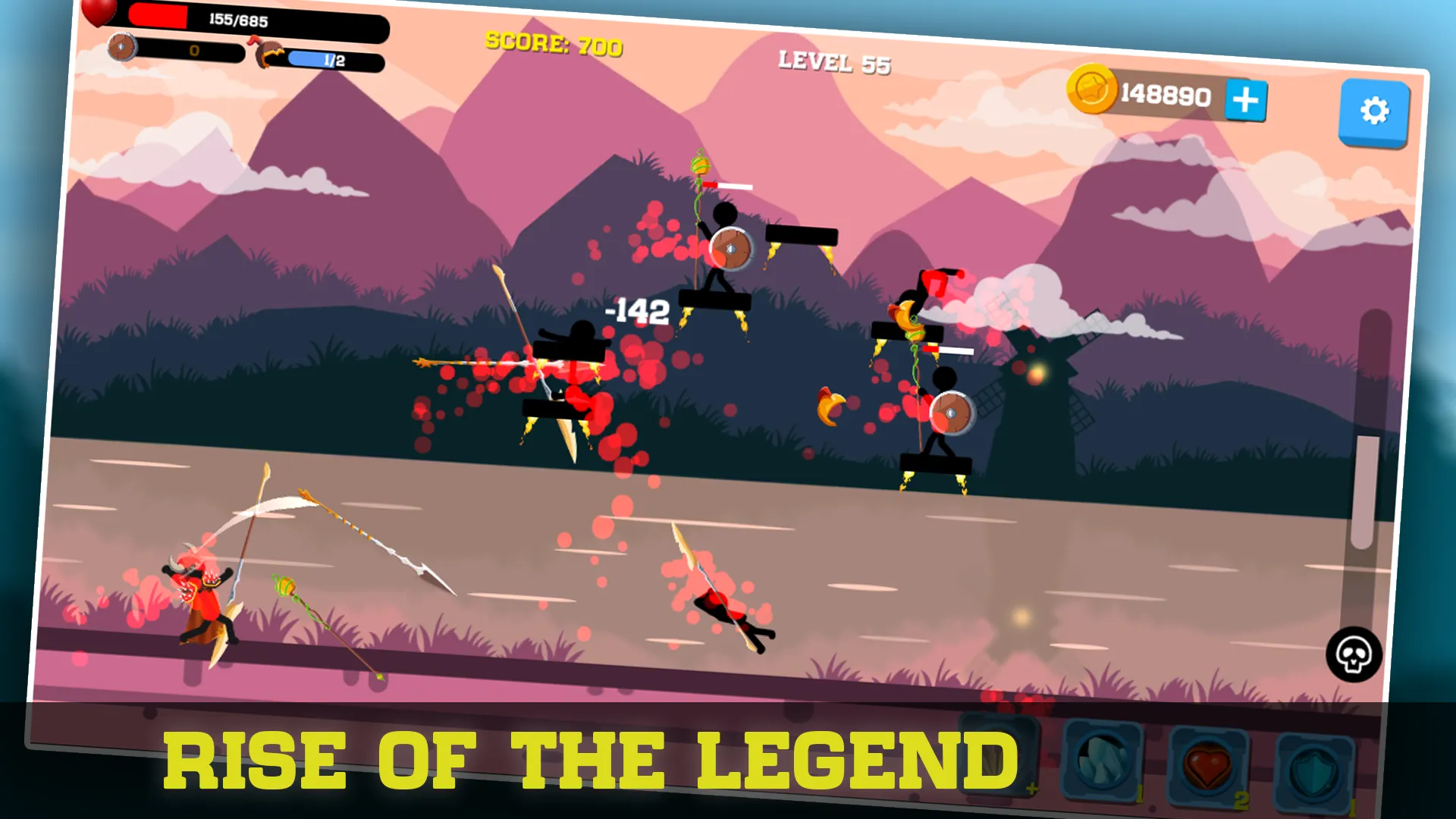 Stickman Archer: Spear Warrior | Indus Appstore | Screenshot