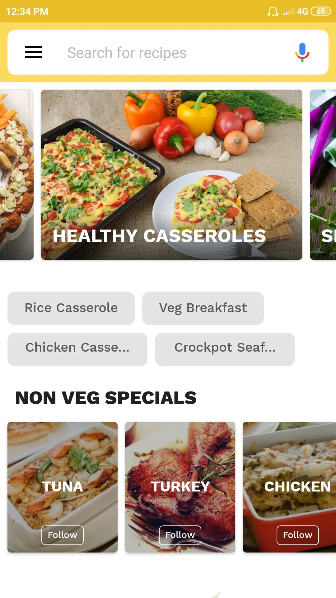 Easy Casserole Dishes Recipes | Indus Appstore | Screenshot