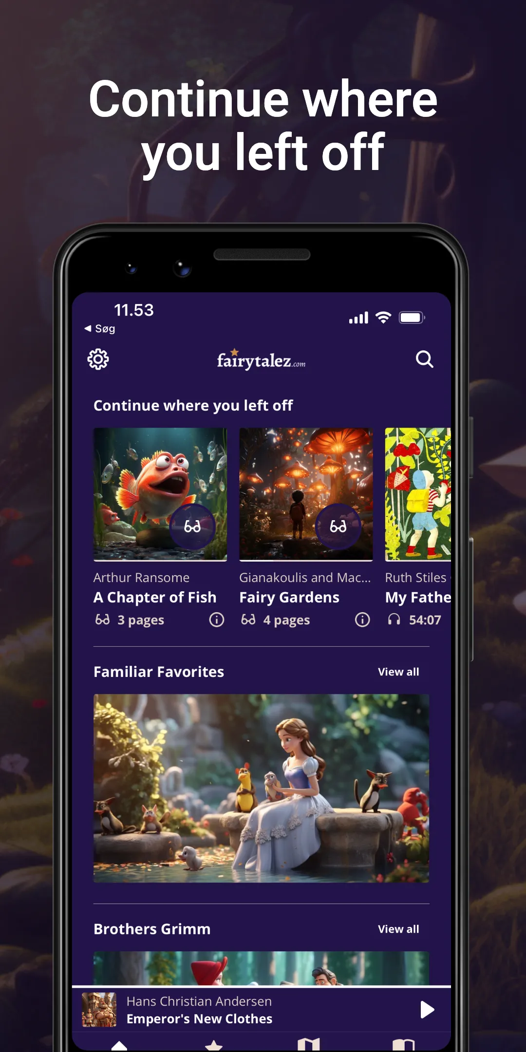 Bedtime stories: FairyTalez | Indus Appstore | Screenshot