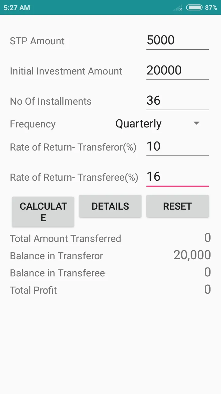 SIP Calculator Financial Plans | Indus Appstore | Screenshot