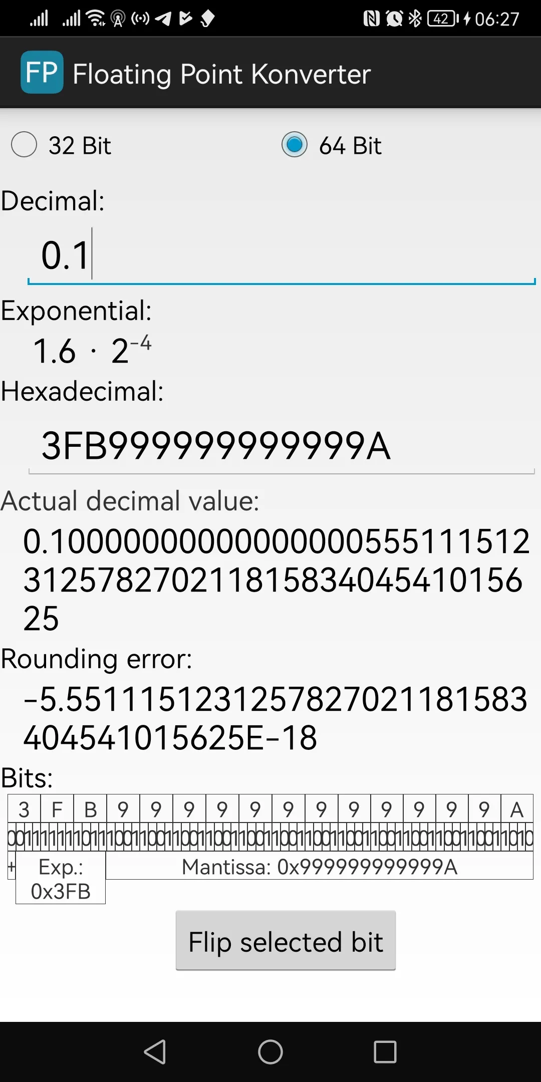 Floating Point Converter | Indus Appstore | Screenshot