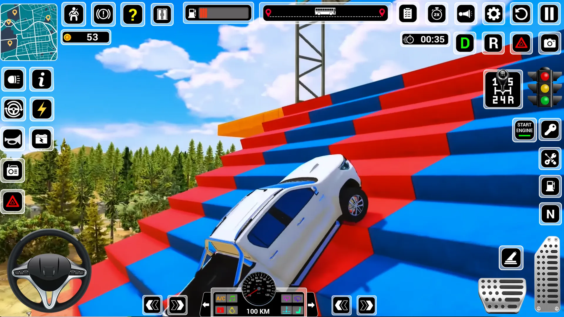 Mega Ramp Car Stunt 3D | Indus Appstore | Screenshot