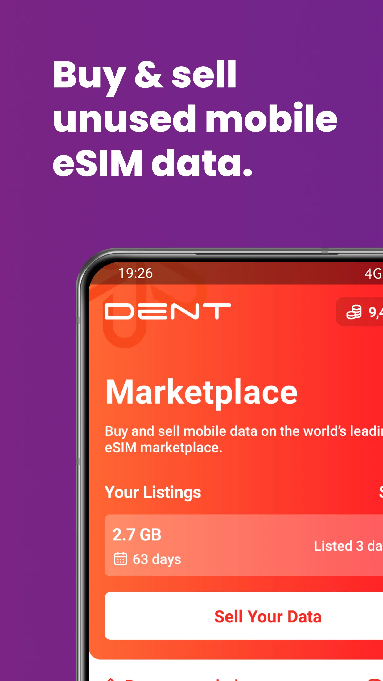 DENT: eSIM Phone Internet | Indus Appstore | Screenshot