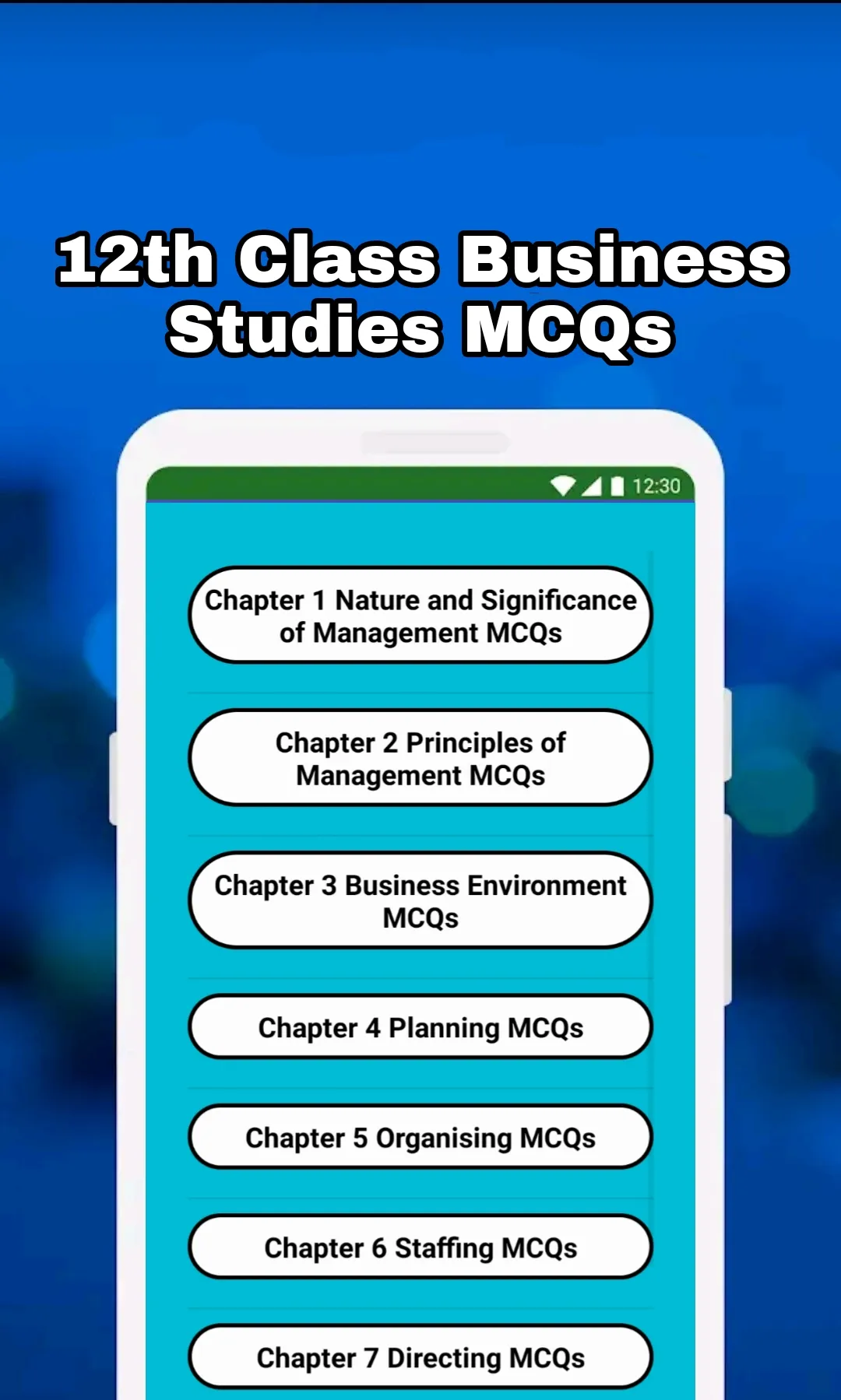 12th Class Business Studies | Indus Appstore | Screenshot