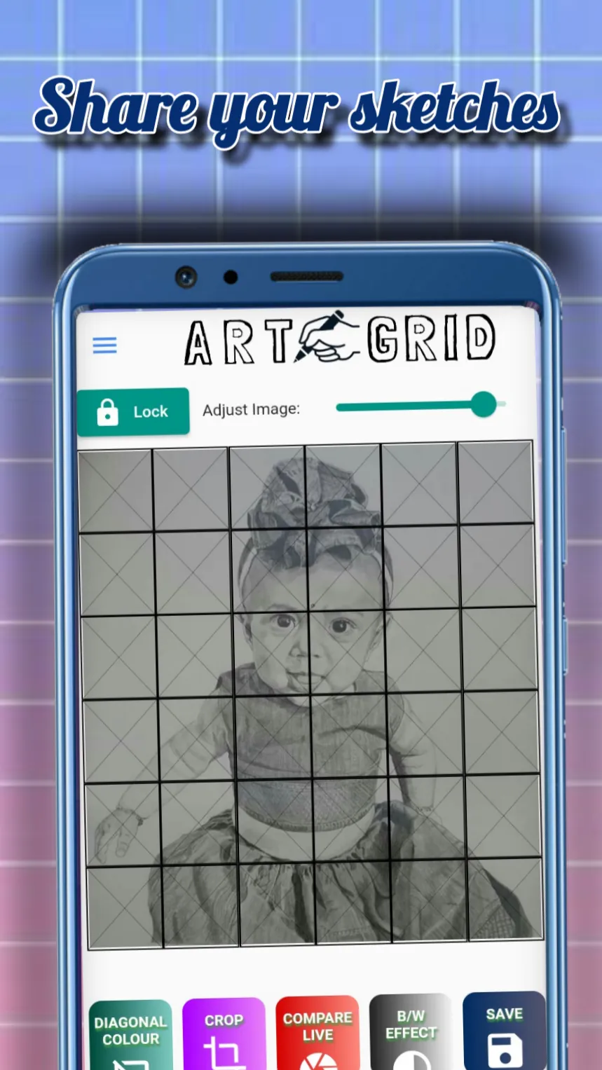 ART GRID (Learn Sketching) | Indus Appstore | Screenshot