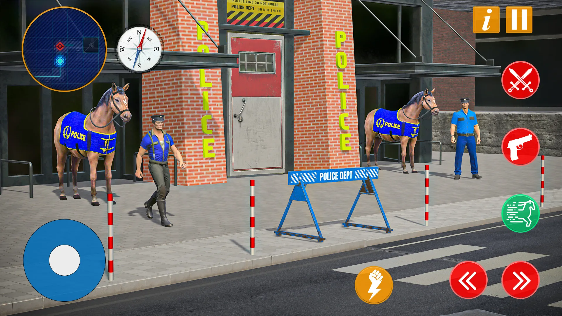 Thief Police Game Horse Chase | Indus Appstore | Screenshot