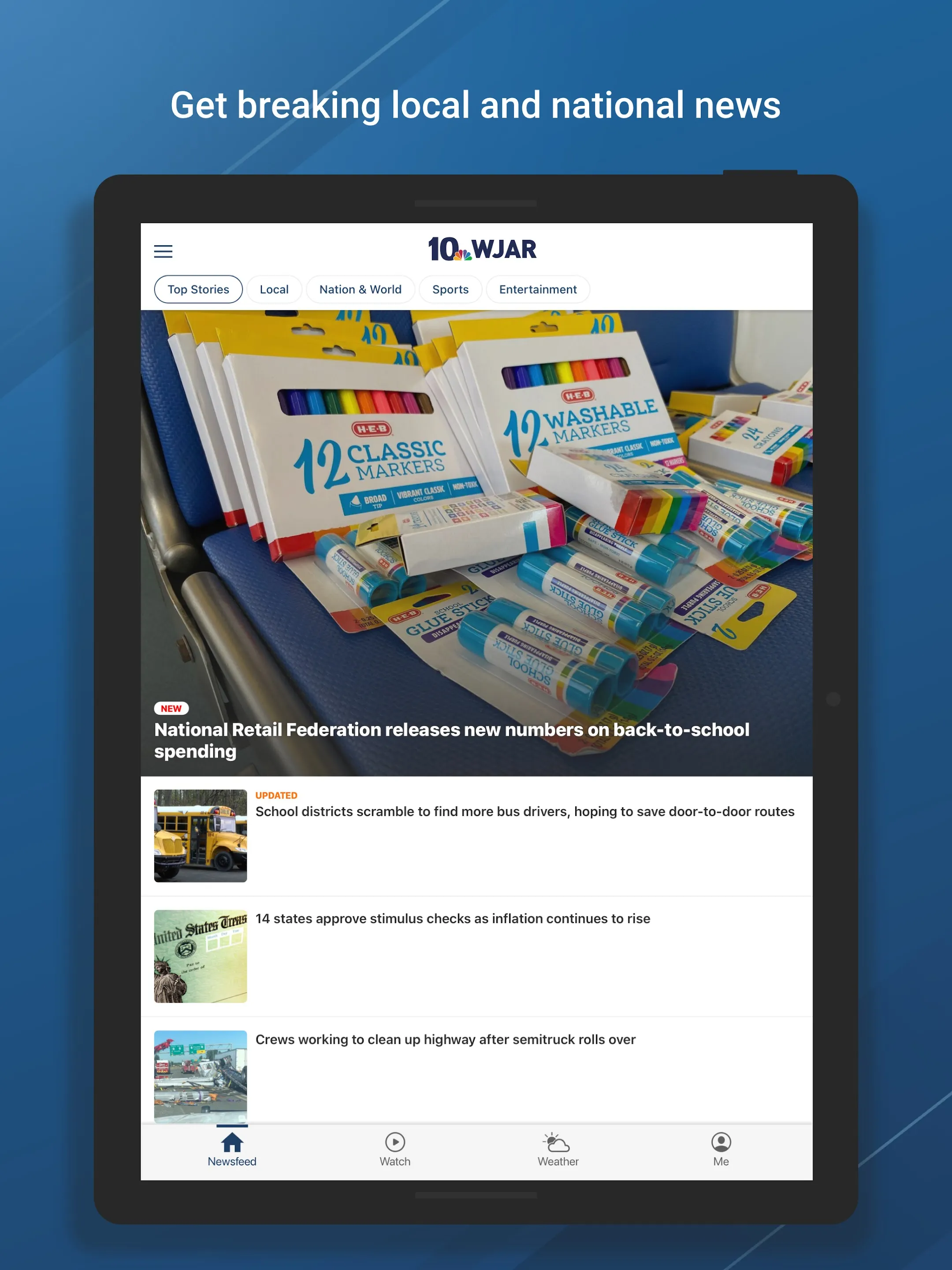 WJAR NBC 10 | Indus Appstore | Screenshot
