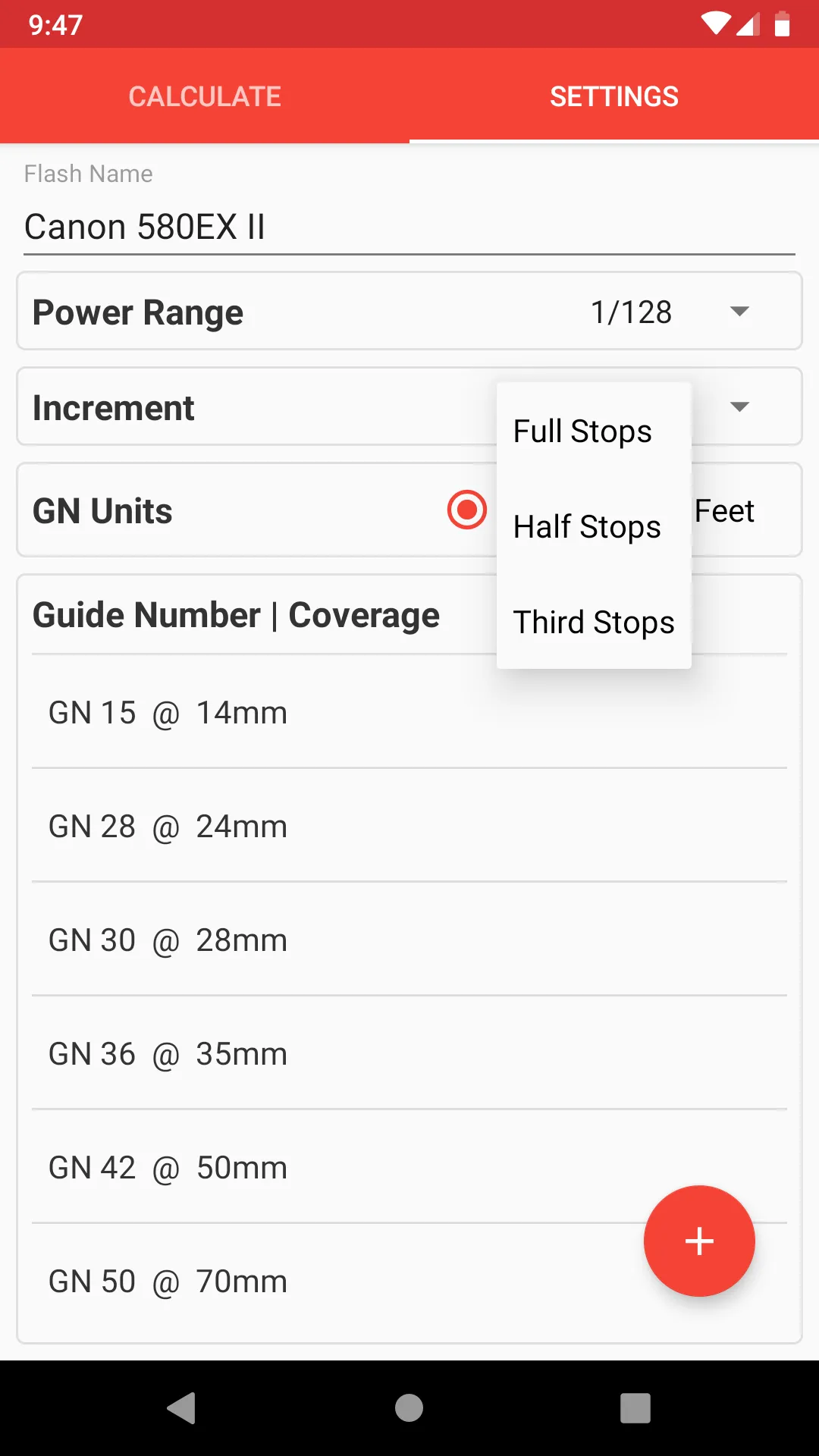 Manual Flash Calculator | Indus Appstore | Screenshot