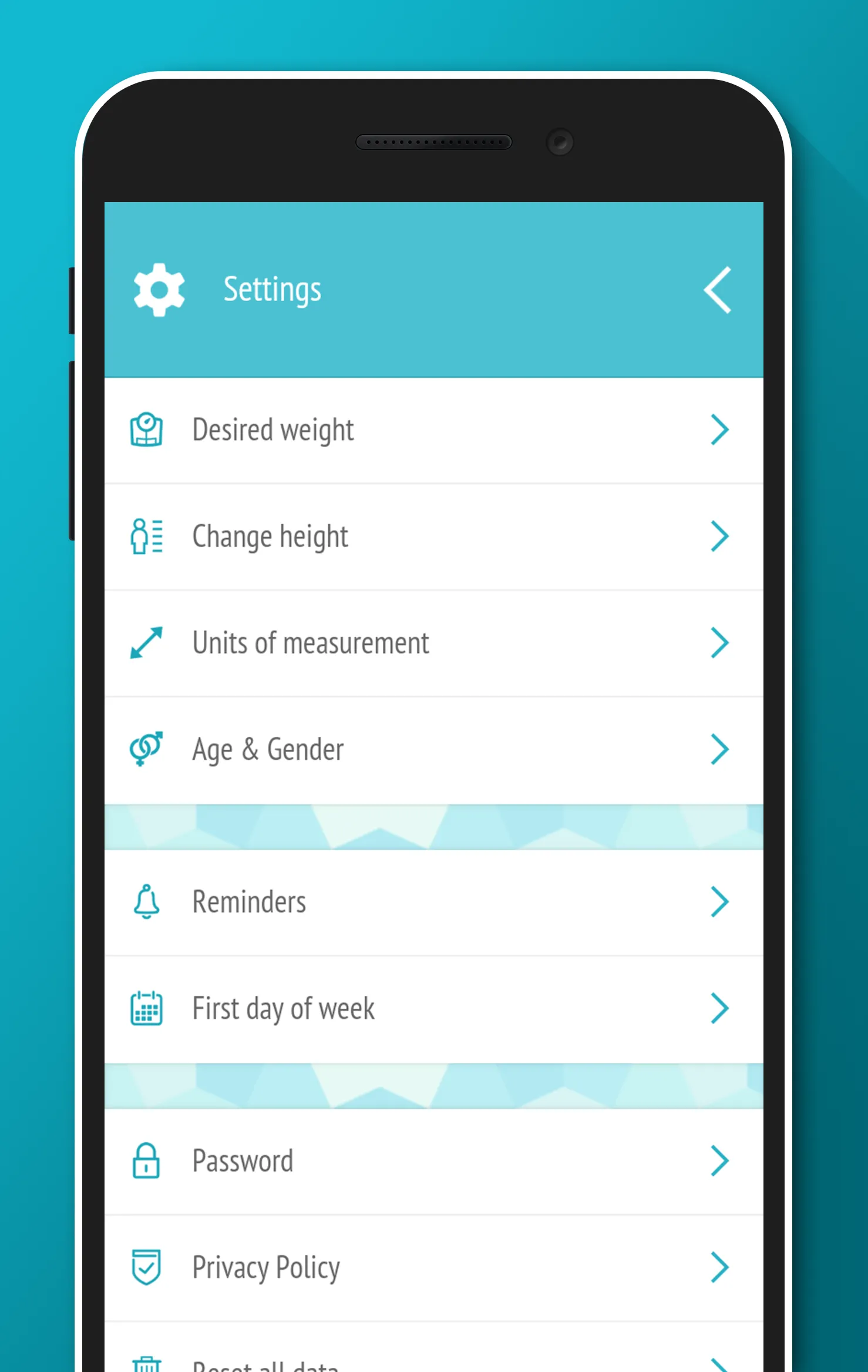 Weight tracker, BMI Calculator | Indus Appstore | Screenshot