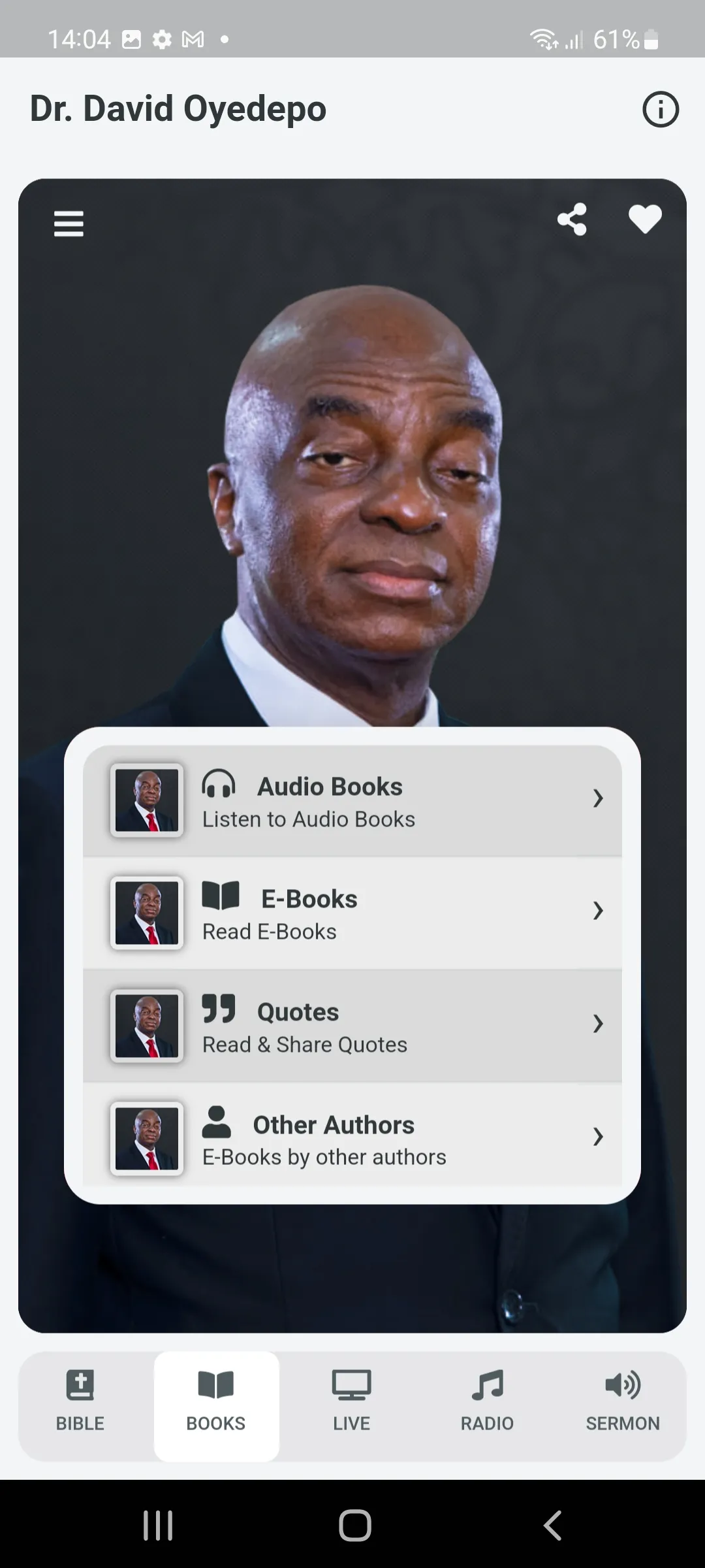 Dr. David Oyedepo's Sermons | Indus Appstore | Screenshot