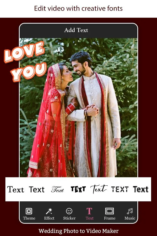 Wedding Photo to Video Maker w | Indus Appstore | Screenshot