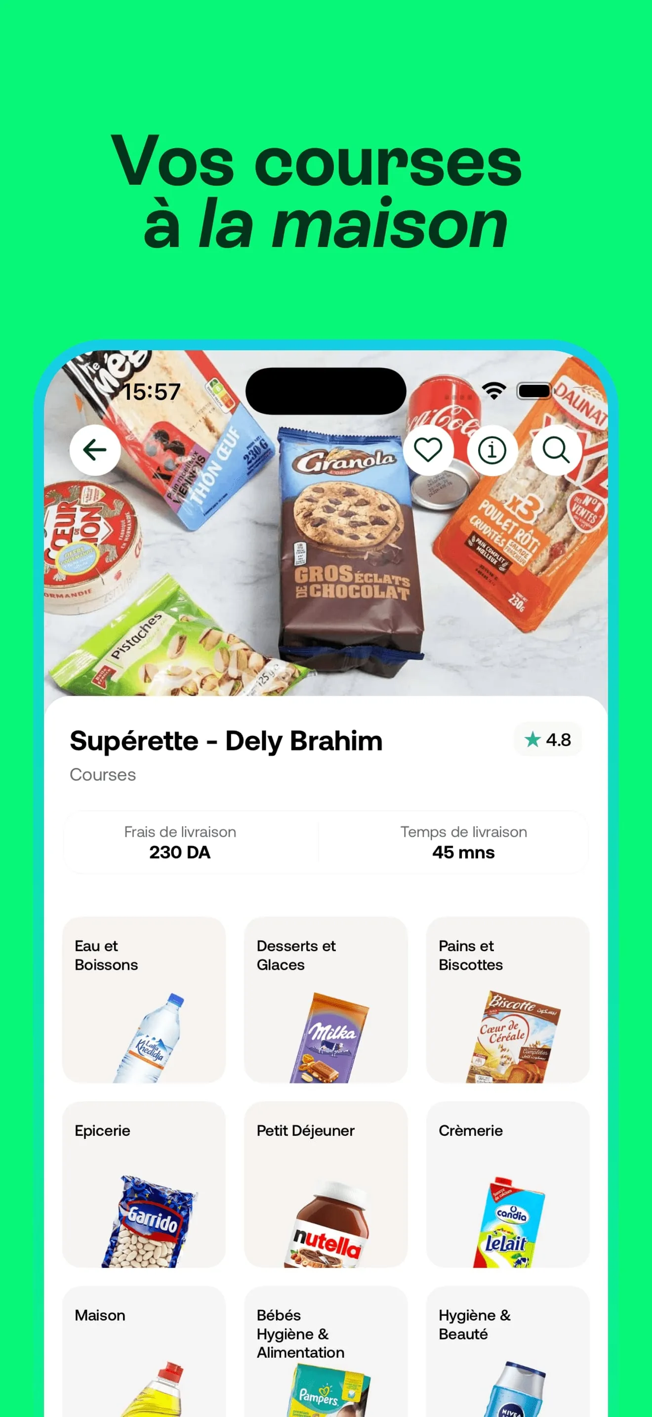 Fast: Livraison repas, courses | Indus Appstore | Screenshot