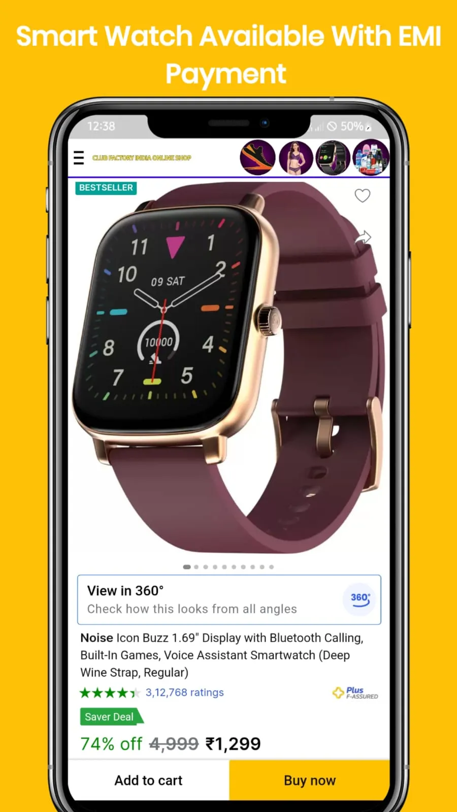 Club Factory India Online Shop | Indus Appstore | Screenshot