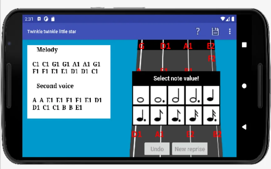 Create Second Voice Violin | Indus Appstore | Screenshot