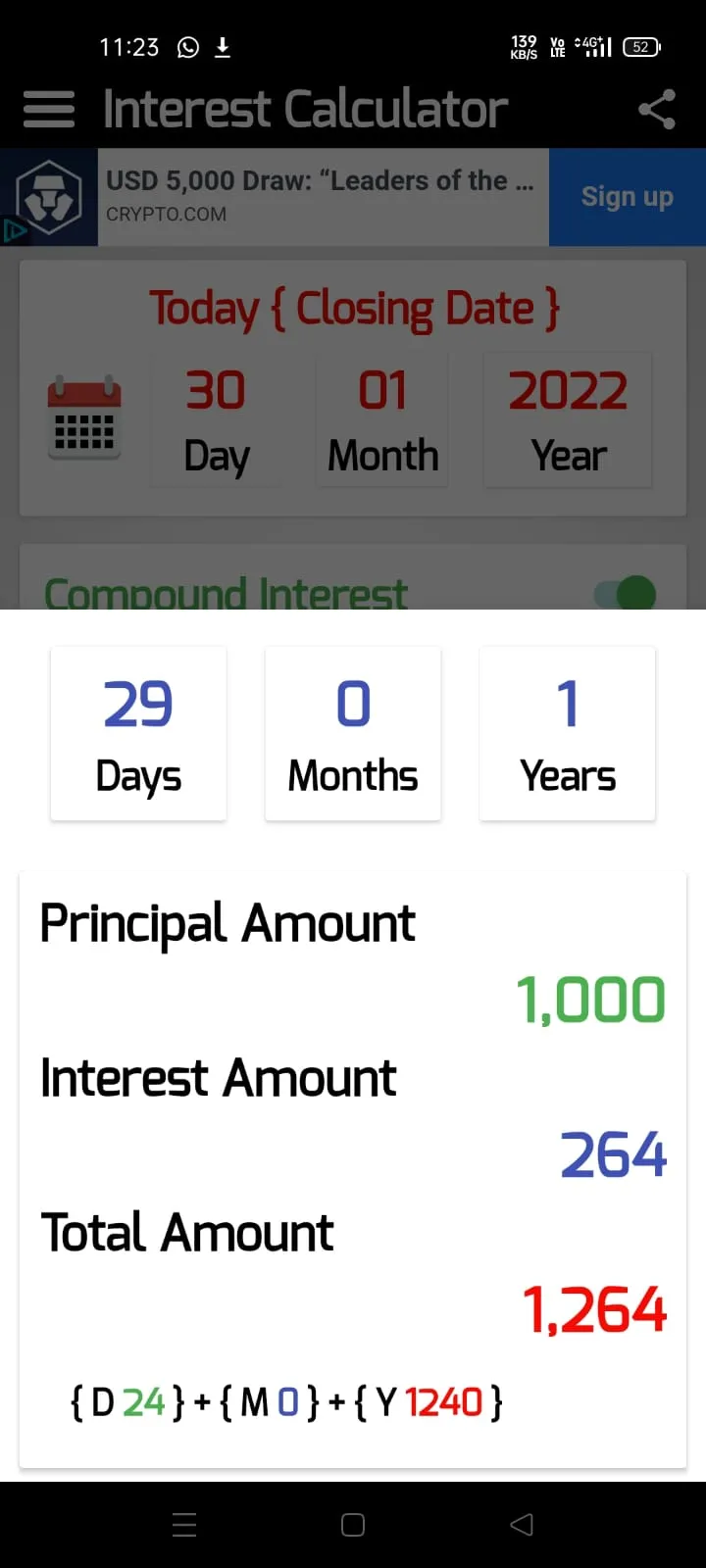 Interest Calculator | Indus Appstore | Screenshot