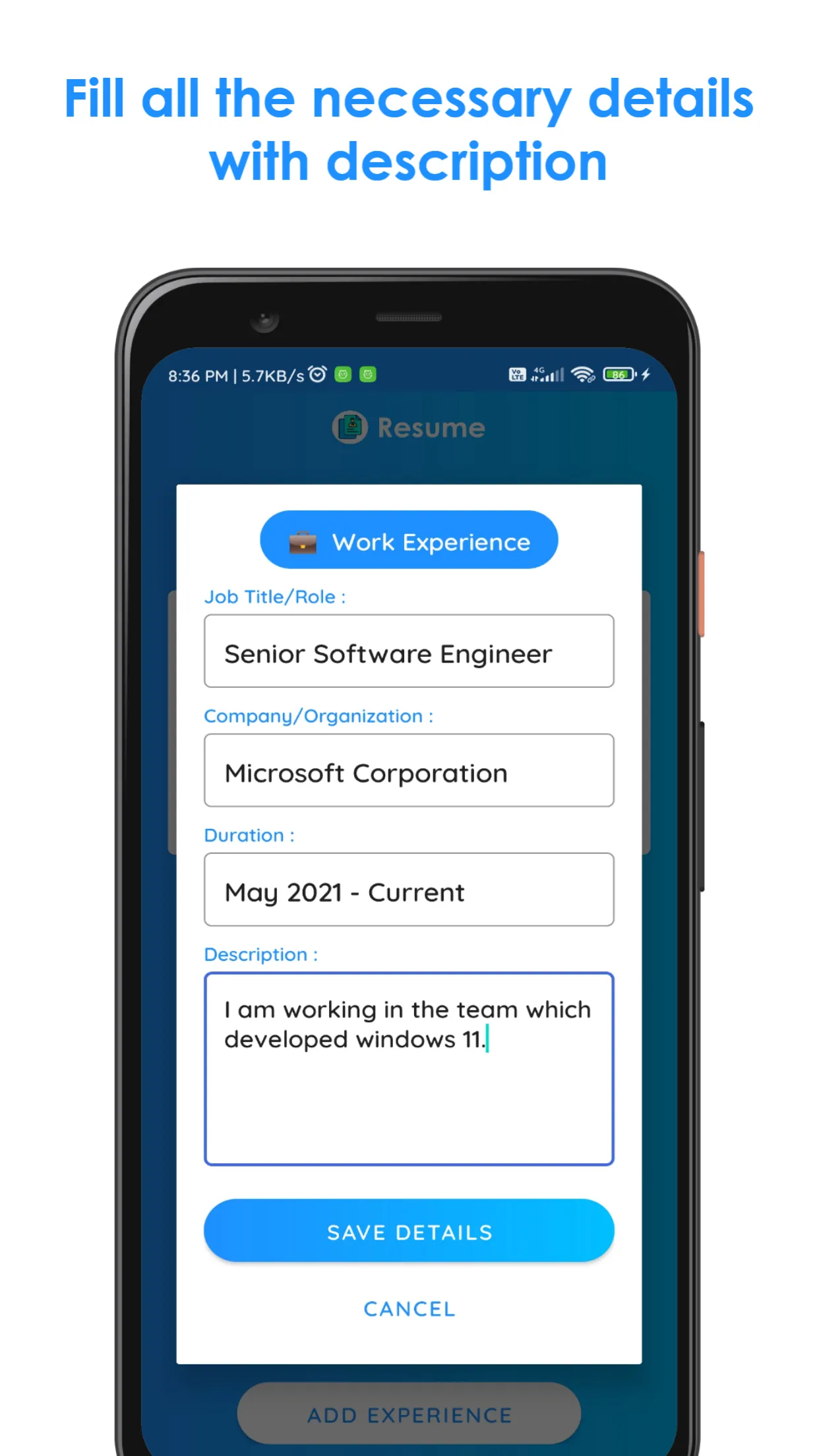 Resume Builder - CV Maker | Indus Appstore | Screenshot