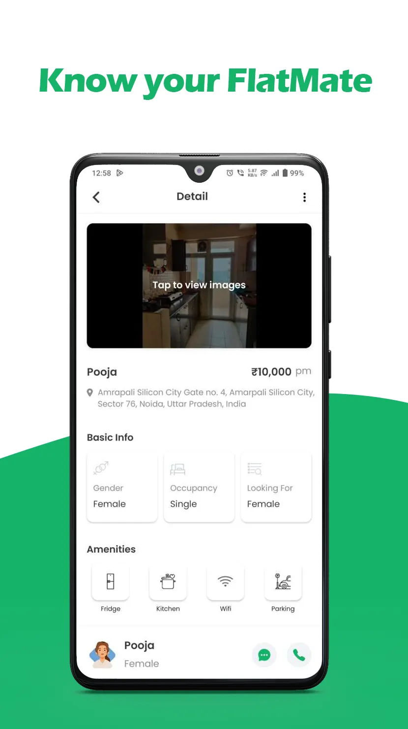 Flat & FlatMates,PG & Coliving | Indus Appstore | Screenshot