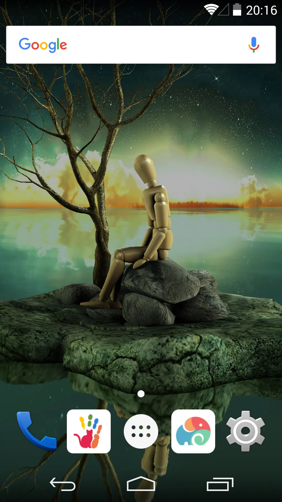 3D strange doll Live Wallpaper | Indus Appstore | Screenshot